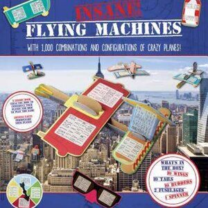 Insane Flying Machines - Parragon Inc. Ages 8+ New